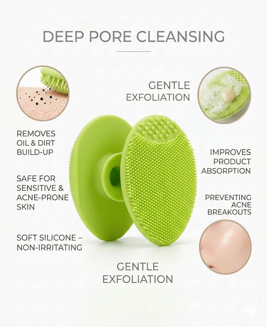 SkinHaven Deep Clean Silicone Brush