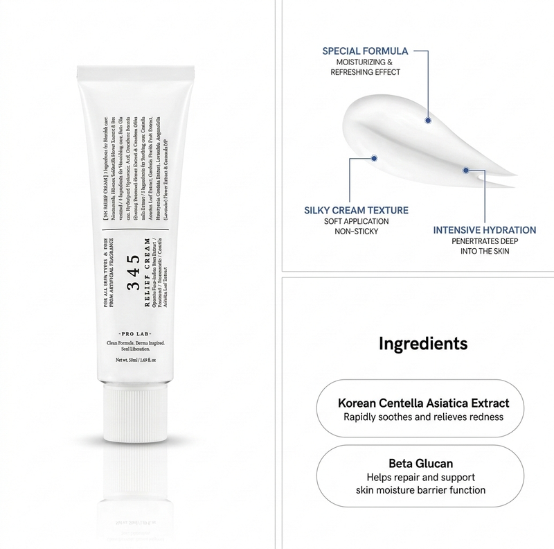 345 Soothing Cream – Daily Niacinamide & Panthenol Moisturizer