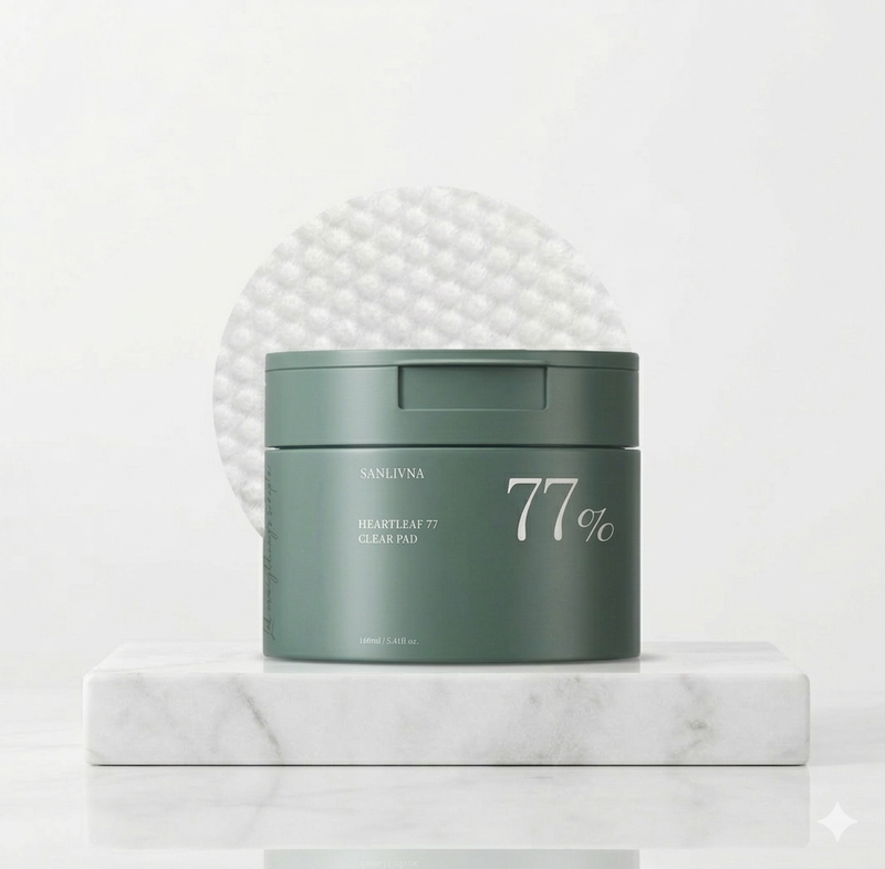 Heartleaf 77% Clear Toner Pads
