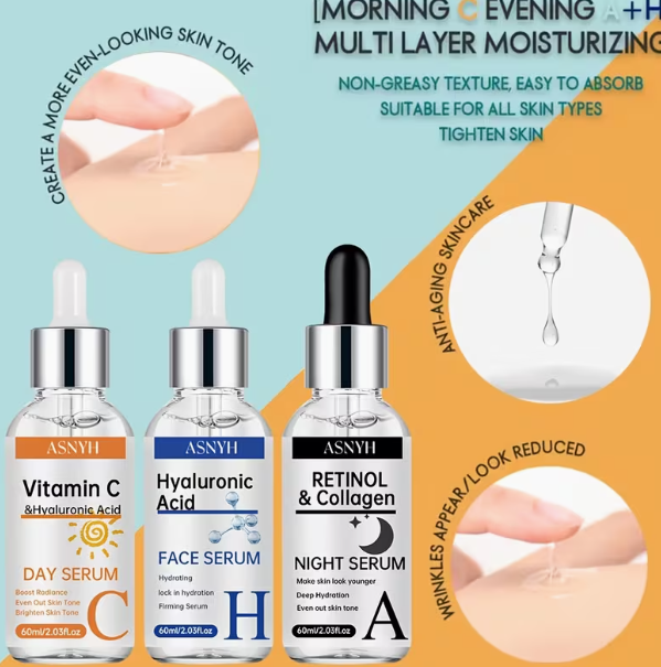 ASNYH Day & Night Skincare Set